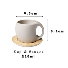 Load image into Gallery viewer, NORDIC TEA SET - Tea/Coffee Cup & Saucer