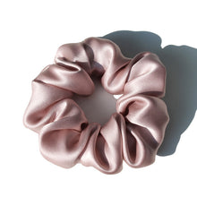 Load image into Gallery viewer, SILK SCRUNCHIES - 100% Pure Mulberry Silk Large Scrunchies