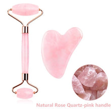 Load image into Gallery viewer, DIVINE DUO™ - Facial Roller + Gua Sha Stone