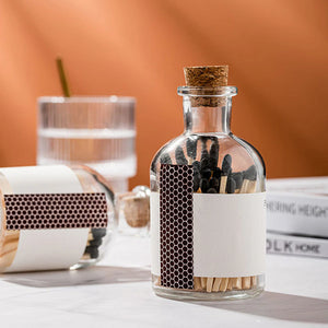 DECOR MATCHES - Glass jar of matches