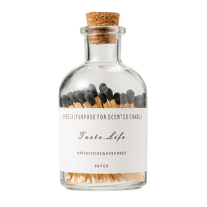 DECOR MATCHES - Glass jar of matches
