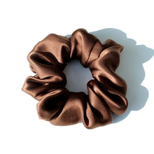 Load image into Gallery viewer, SILK SCRUNCHIES - 100% Pure Mulberry Silk Large Scrunchies
