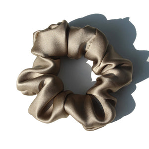 SILK SCRUNCHIES - 100% Pure Mulberry Silk Large Scrunchies